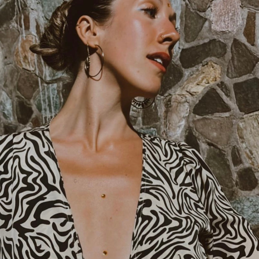 The Devi Wrap Blouse