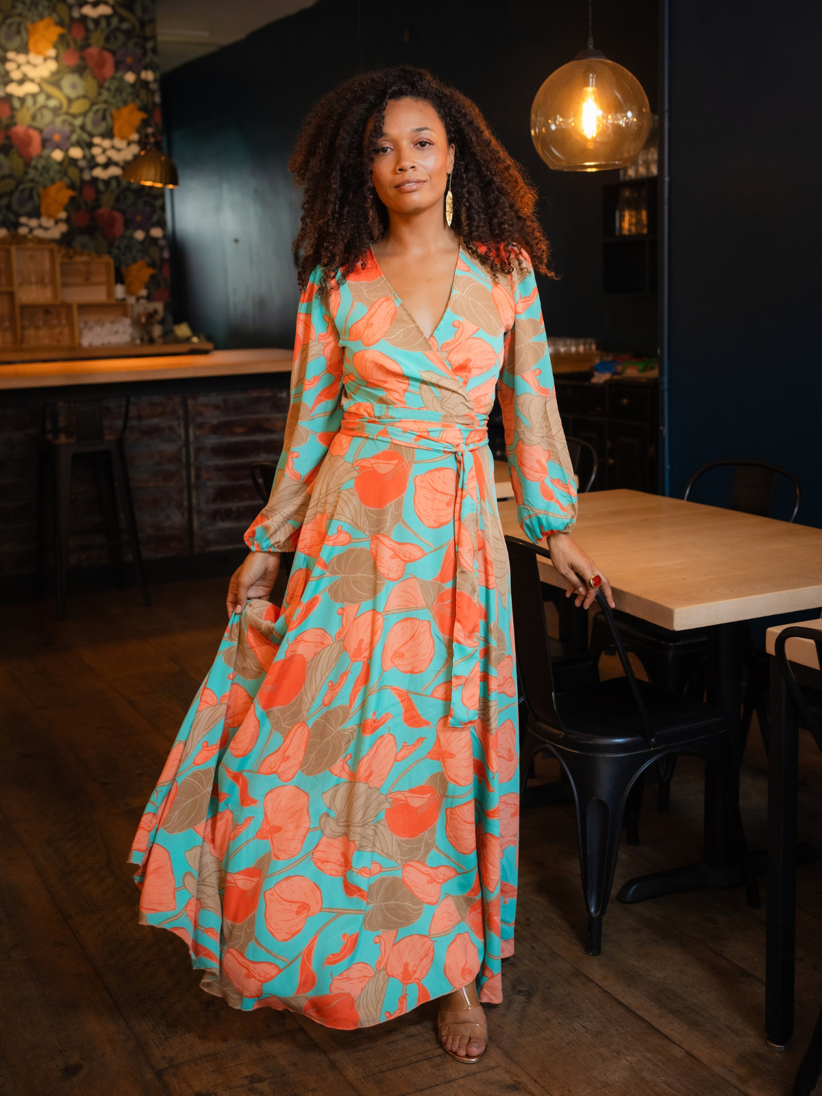 The Devi Wrap Dress