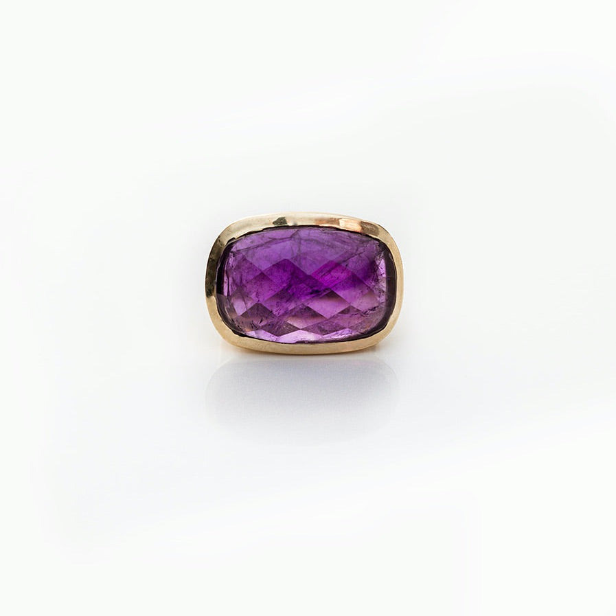 Helena-Brass-Ring-Amethyst