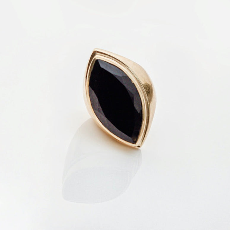 High-Priestess-Brass-Ring-Black-Onyx