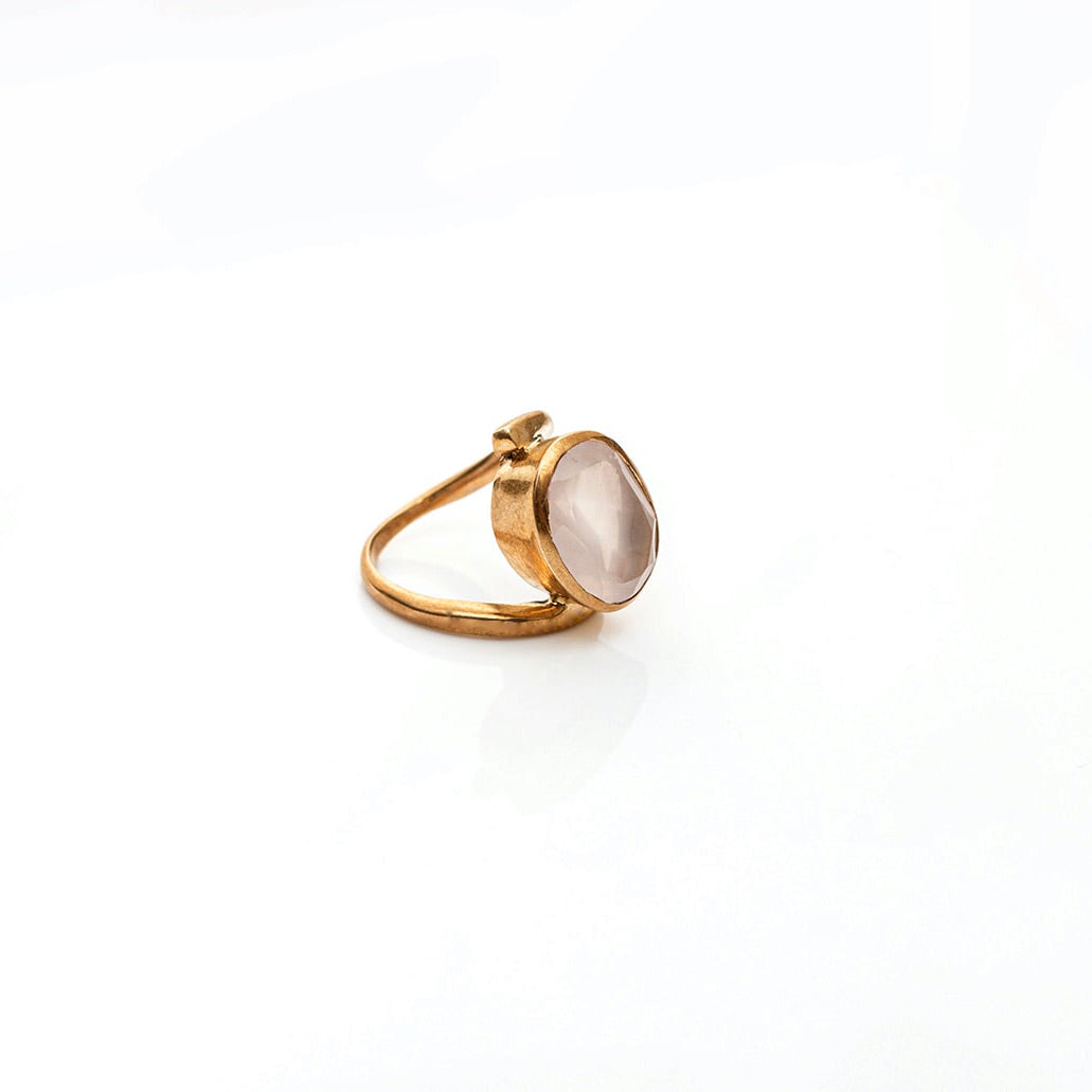 Sophia-Brass-Ring-Rose-Quartz