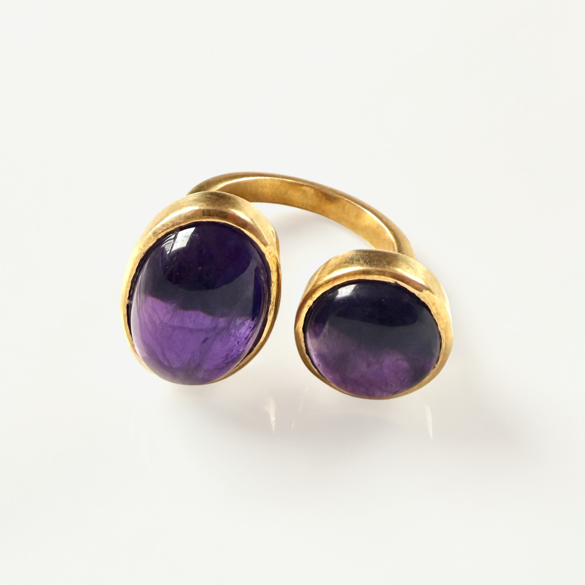 Tara Ring in Amethyst & Rose Quartz