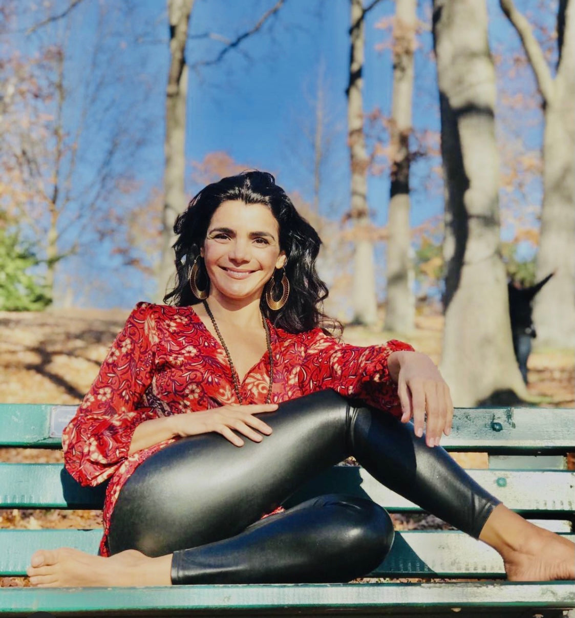 Devi-Wrap-Blouse-Red