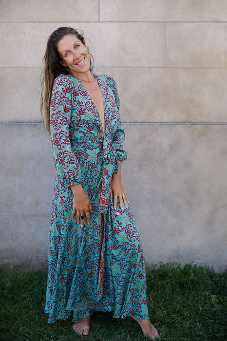 The Devi Wrap Dress