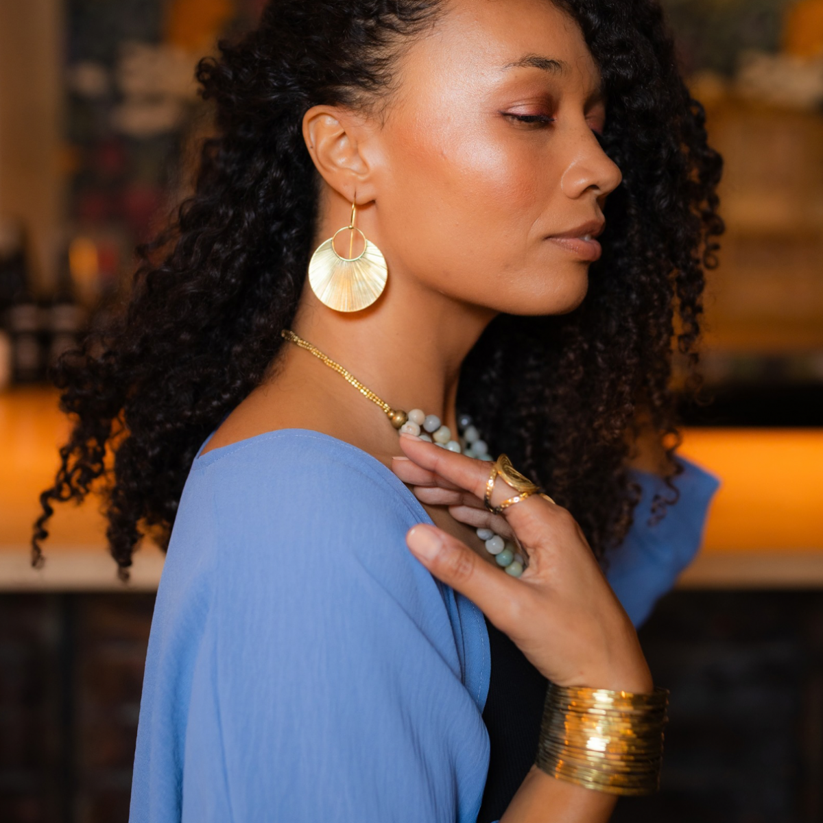 The Birth of Venus Earrings