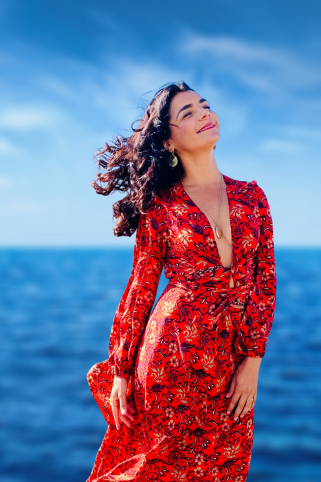 Next red wrap sales dress