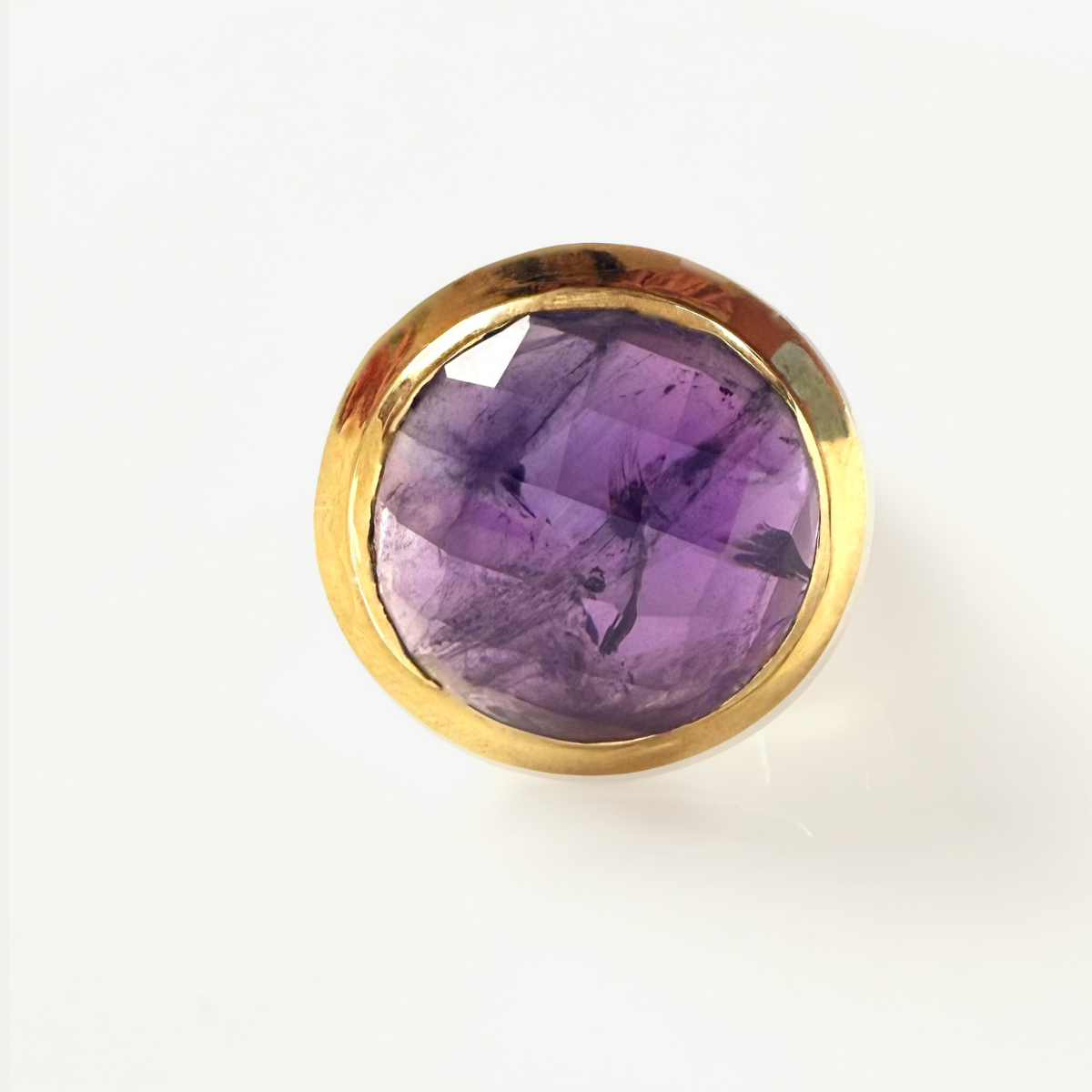 Venus Ring Rose Quartz & Amethyst