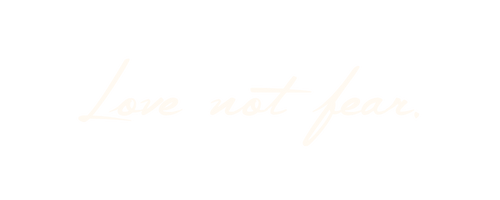 Love Not Fear 
